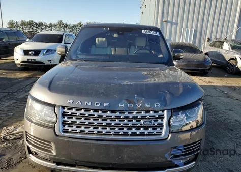 2016 Land Rover Range Rover Supercharged from USA, damaged, VIN SALGS2EF1GA317073